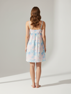 Women's Silk Watercolor Print Suspender Dress – Lightweight, Breathable & Luxuriously Soft