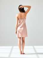 Women's Silk Lace Trim Nightdress – Soft, Lightweight & Elegant Sleepwear